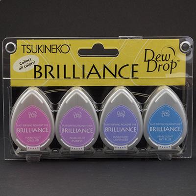 4 Brilliance Dew Drop Stempelkissen Jewel Tone